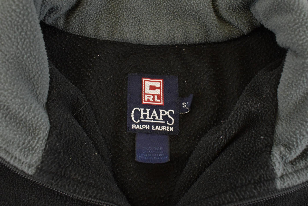 Vintage 1990s Chaps Ralph Lauren Quarter Zip Fleece Sweater Men's S from propervintagecanada