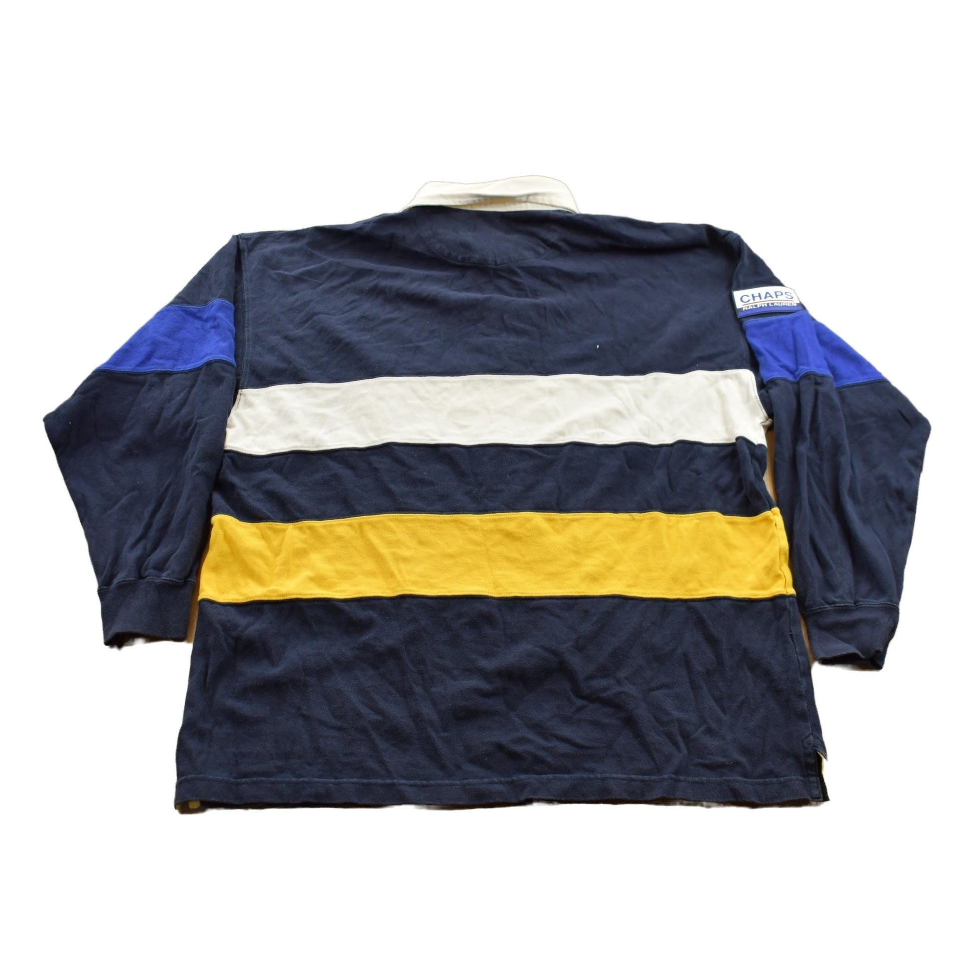 Vintage 1990s Chaps Ralph Lauren Rugby Sweater Men's Large from propervintagecanada