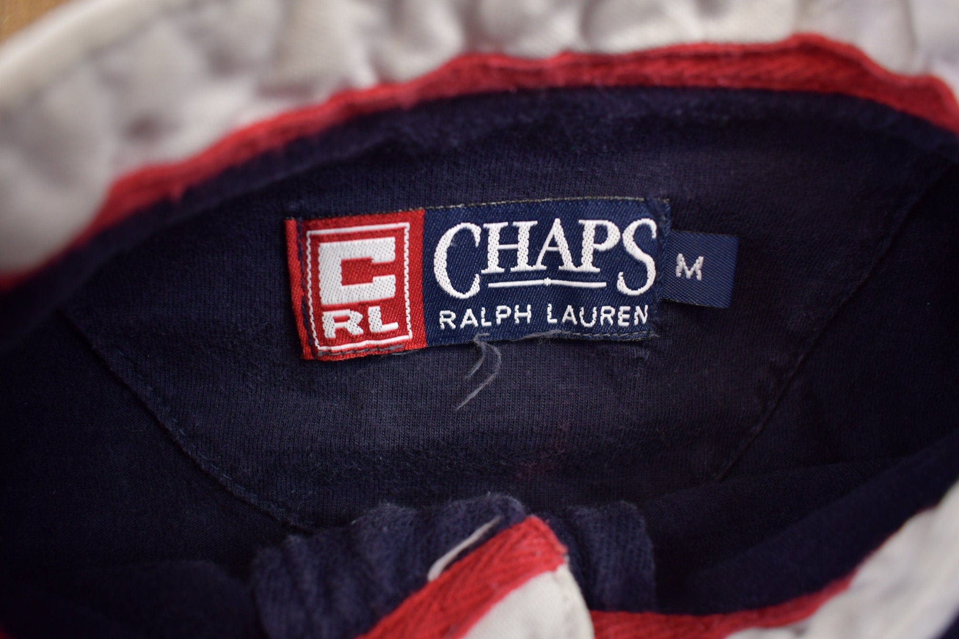 Vintage 1990s Chaps Ralph Lauren Rugby Sweatshirt Men's Large from propervintagecanada