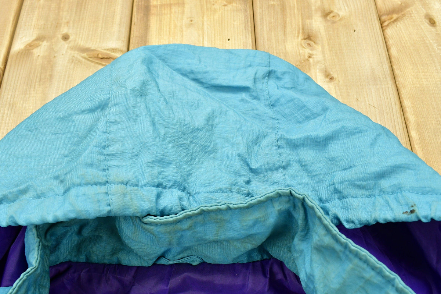 Vintage 1990s Charlotte Hornets NBA Distressed Anorak Puffer Jacket Men's XL from propervintagecanada