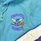 Vintage 1990s Charlotte Hornets NBA Distressed Anorak Puffer Jacket Men's XL from propervintagecanada