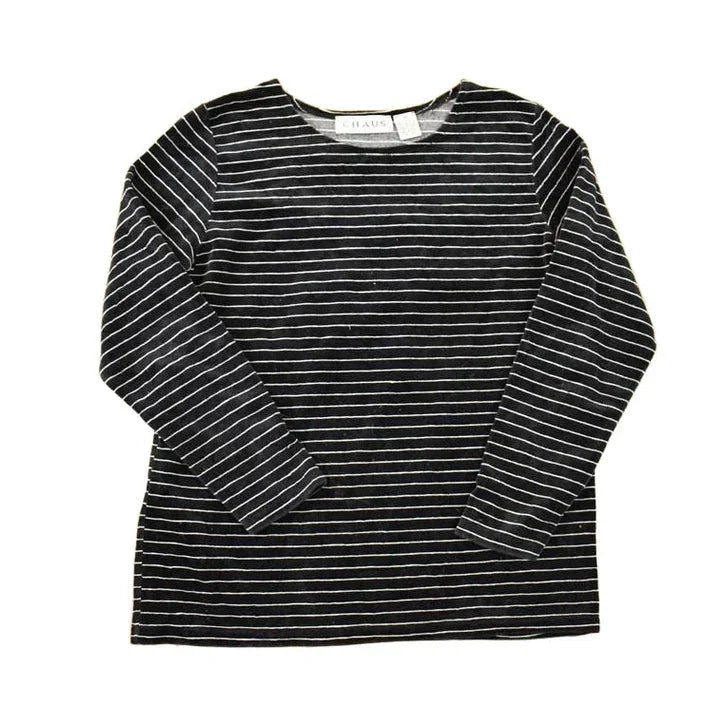 Vintage 1990s Chaus Sport Striped Crewneck Shirt Women's M from propervintagecanada