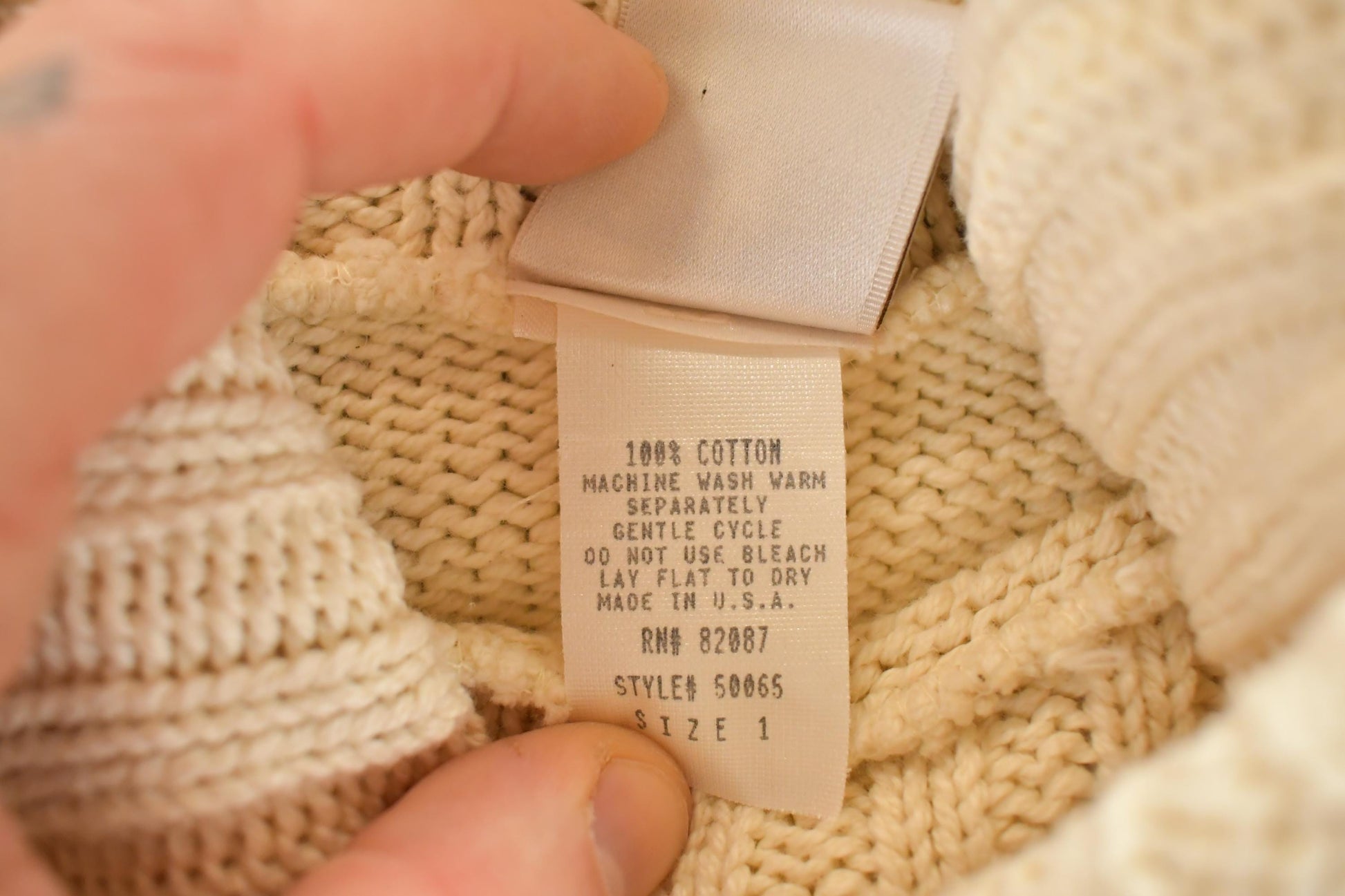 Vintage 1990s Chava Knit Turtleneck Sweater Men's L from propervintagecanada