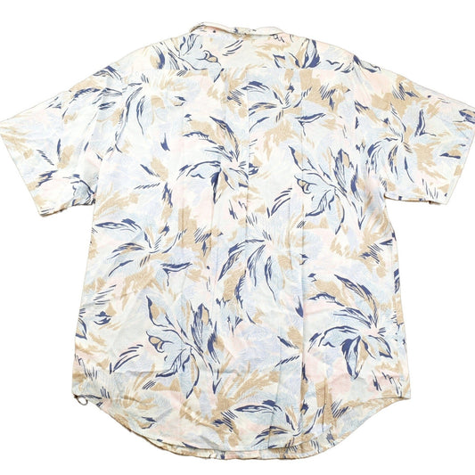 Vintage 1990s Cherokee Floral Button Up Shirt Men's XL from propervintagecanada
