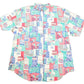 Vintage 1990s Cherokee Floral Patchwork Button Up Shirt Men's XL from propervintagecanada