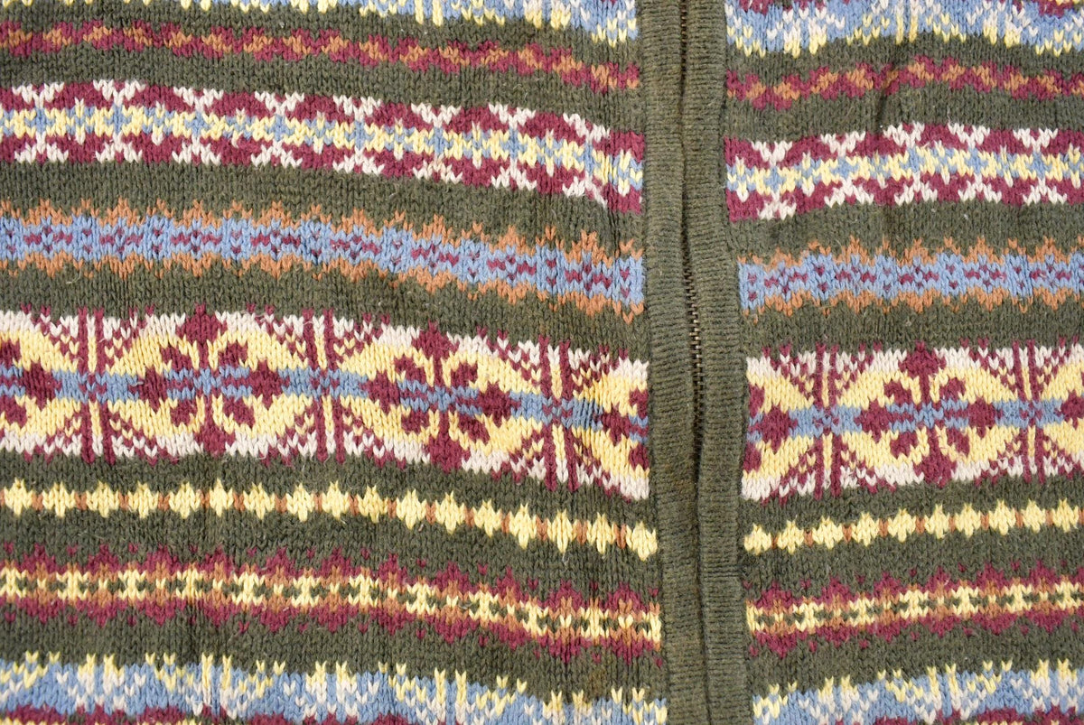 Vintage 1990s Cherokee Full Zip Knit Sweater Women's L from propervintagecanada