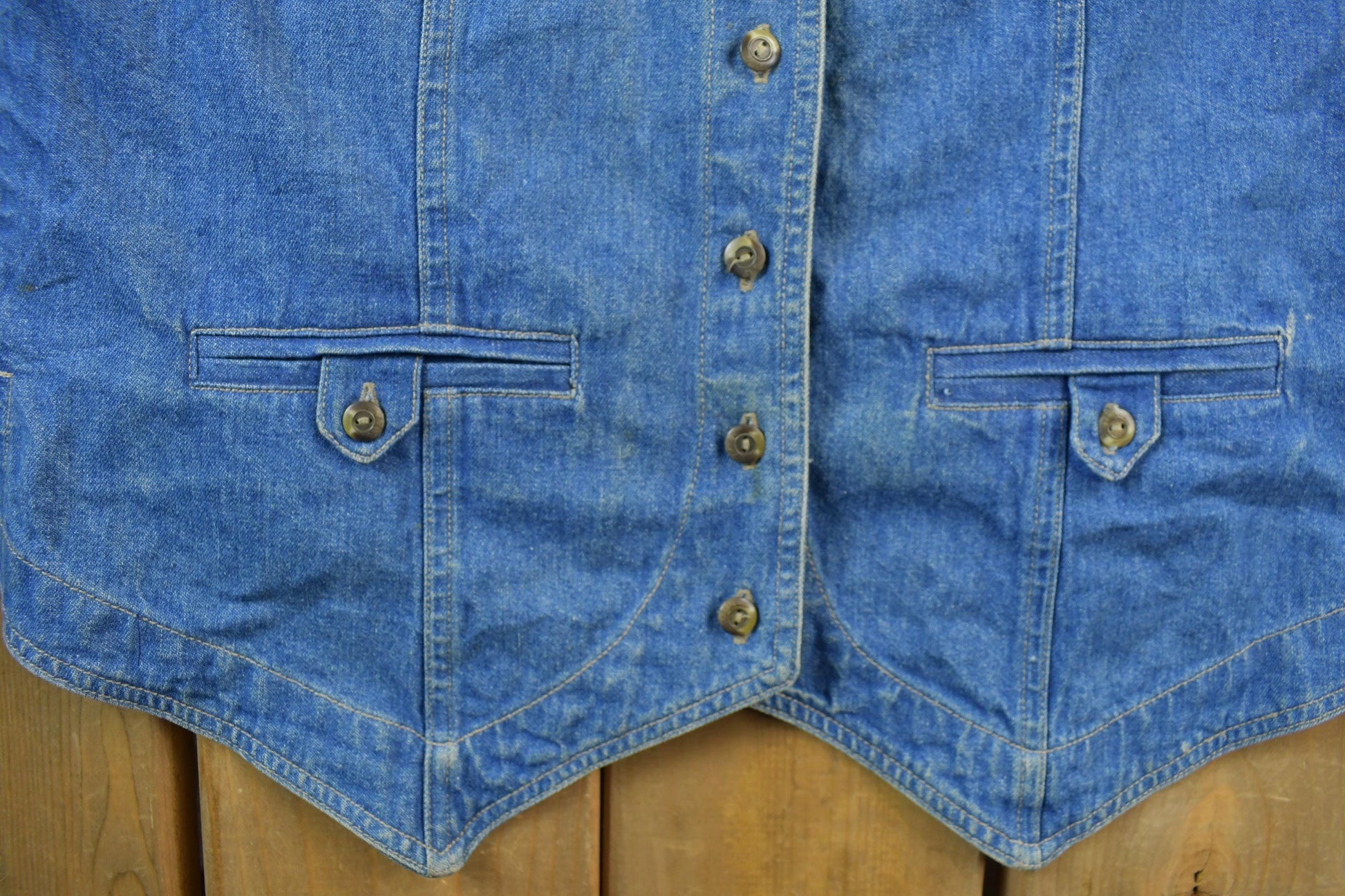 Vintage 1990s Cherokee Jean Button Up Vest Women's S from propervintagecanada