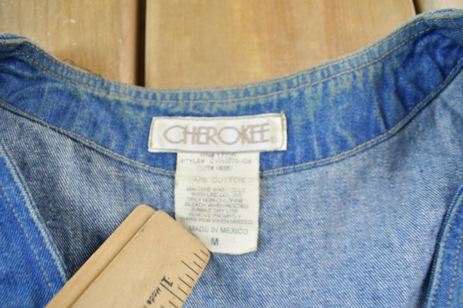 Vintage 1990s Cherokee Jean Button Up Vest Women's S from propervintagecanada