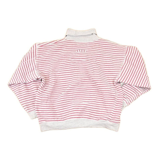 Vintage 1990s Cherokee Striped Graphic Print Turtleneck Sweatshirt Mens M from propervintagecanada