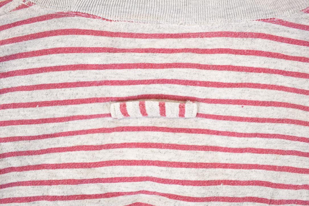 Vintage 1990s Cherokee Striped Graphic Print Turtleneck Sweatshirt Mens M from propervintagecanada