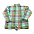 Vintage 1990s Cherrys Plaid Quarter Zip Fleece Sweater Men&