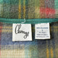 Vintage 1990s Cherrys Plaid Quarter Zip Fleece Sweater Men's S from propervintagecanada