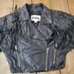 Vintage 1990s Chia Black Fringe Leather Jacket Women's XS from propervintagecanada