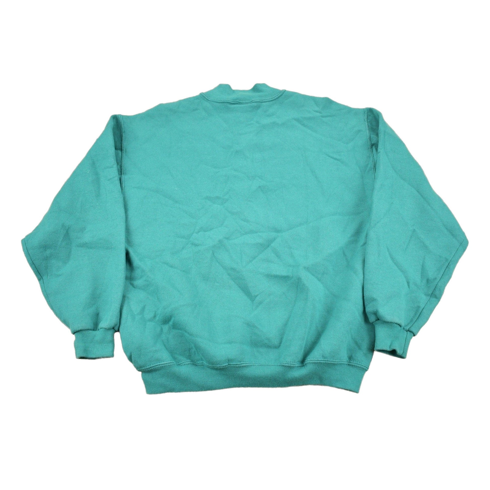 Vintage 1990s Chic Blank Mock Neck Sweatshirt Women's M from propervintagecanada