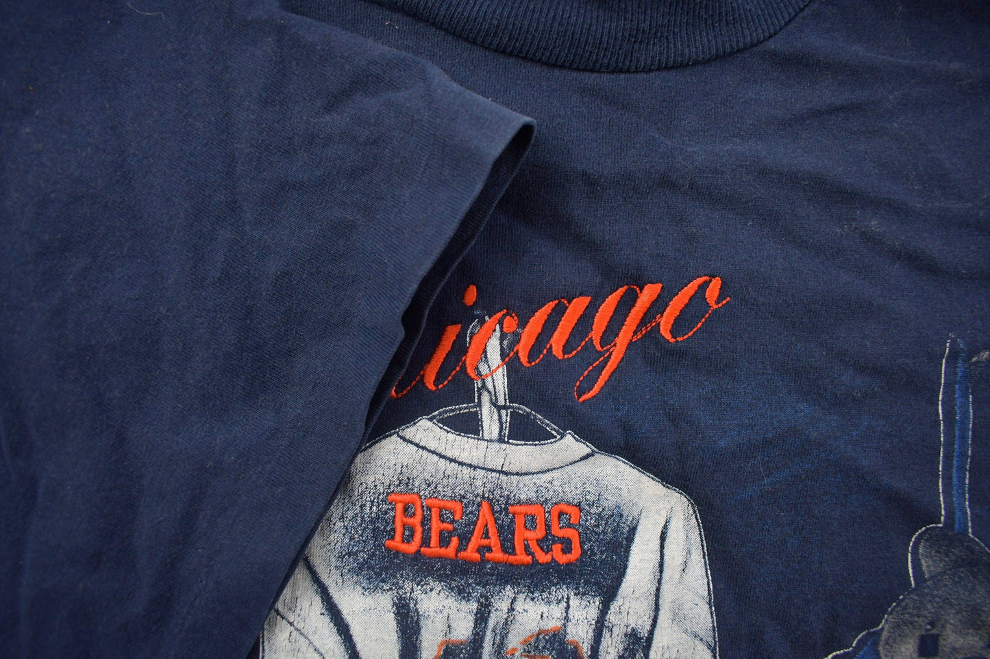 Vintage 1990s Chicago Bears CCM NFL Locker Room Graphic T-Shirt Men's XL