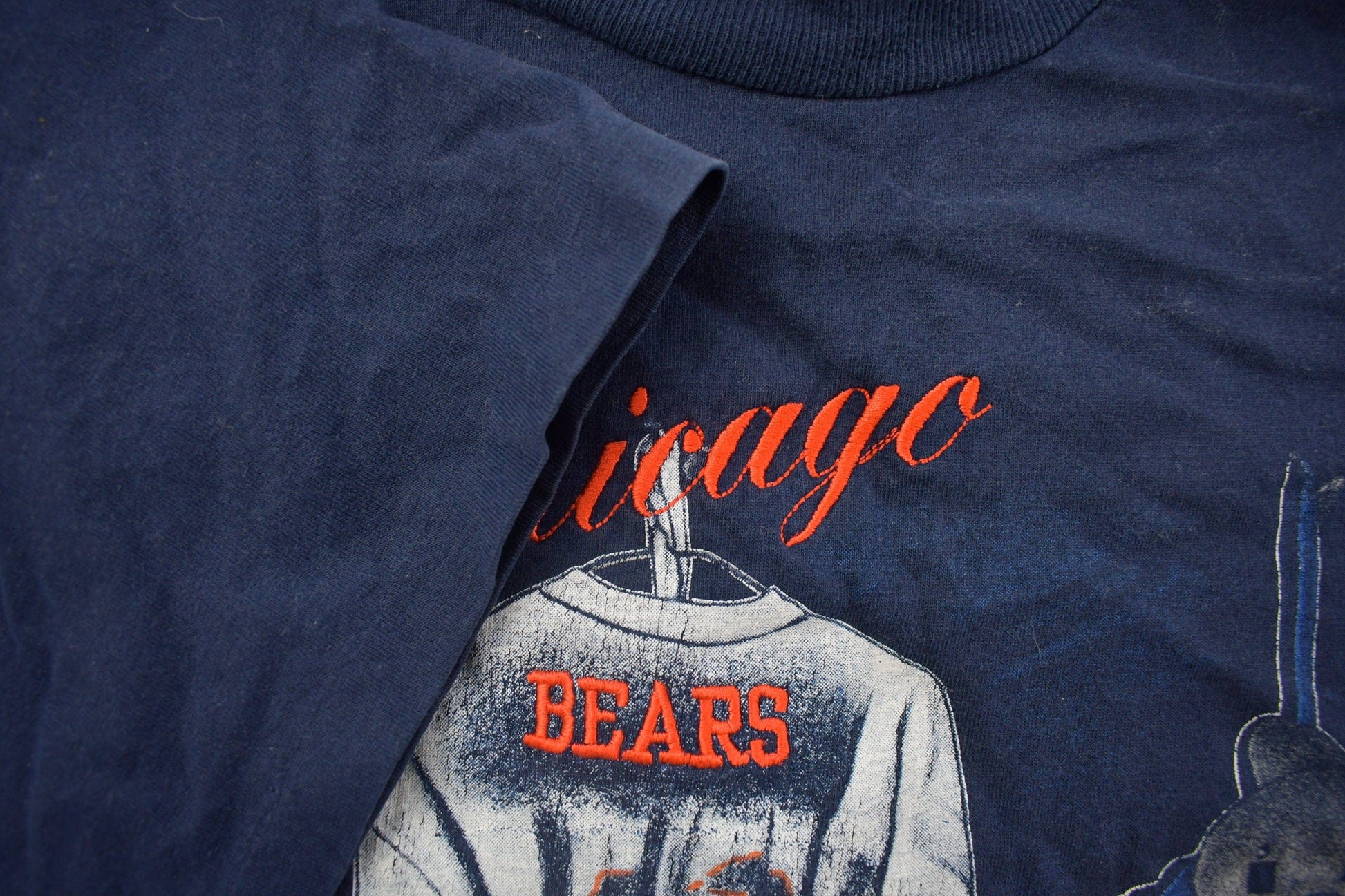 Vintage 1990s Chicago Bears CCM NFL Locker Room Graphic T-Shirt Men's XL