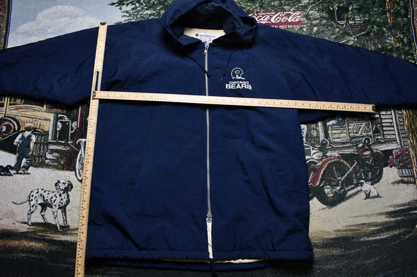 Vintage 1990s Chicago Bears Champion Full Zip Jacket Men's XL