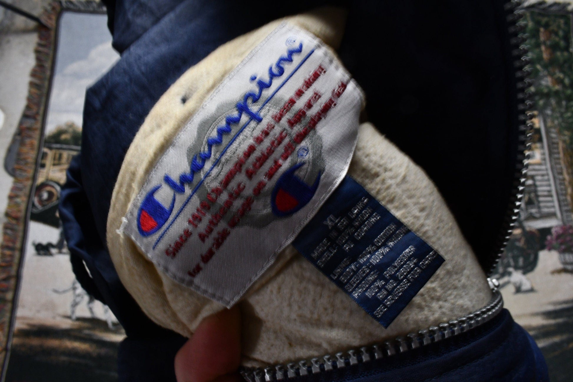 Vintage 1990s Chicago Bears Champion Full Zip Jacket Men's XL