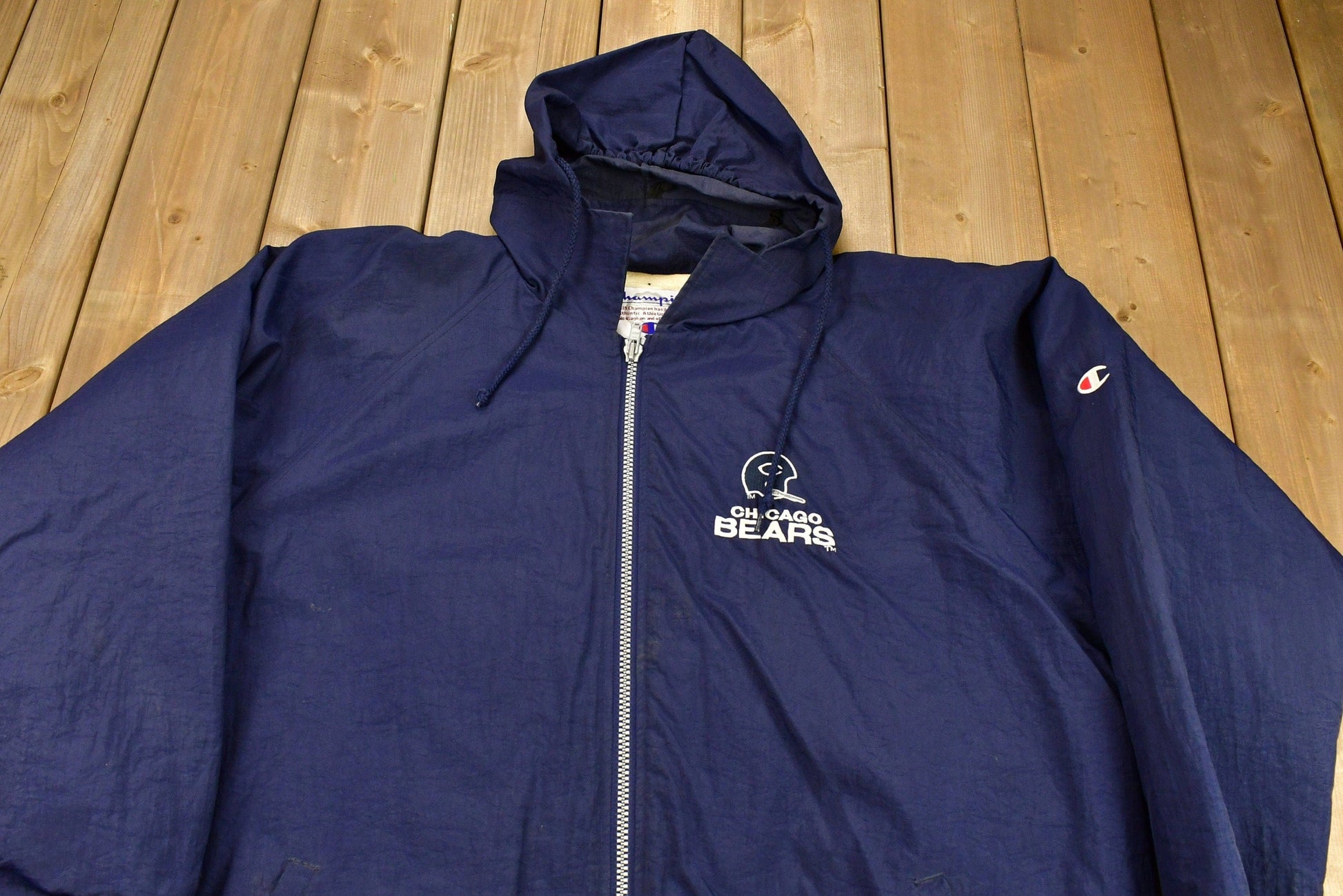 Vintage 1990s Chicago Bears Champion Full Zip Jacket Men's XL