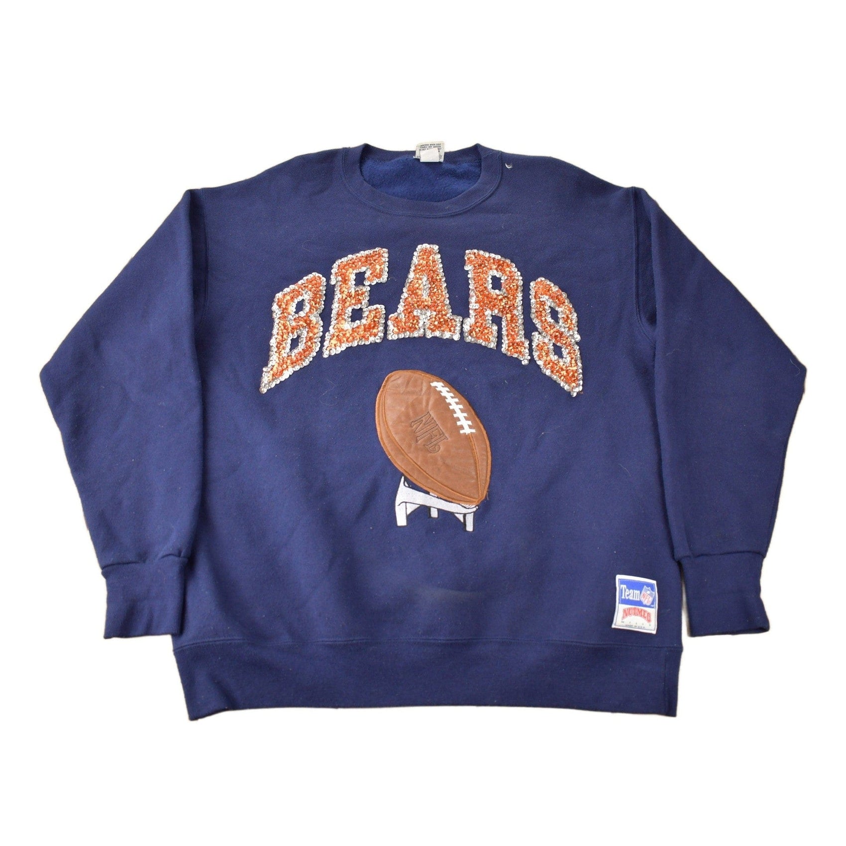 Vintage 1990s Chicago Bears NFL Football Crewneck Sweatshirt Men's Large from propervintagecanada
