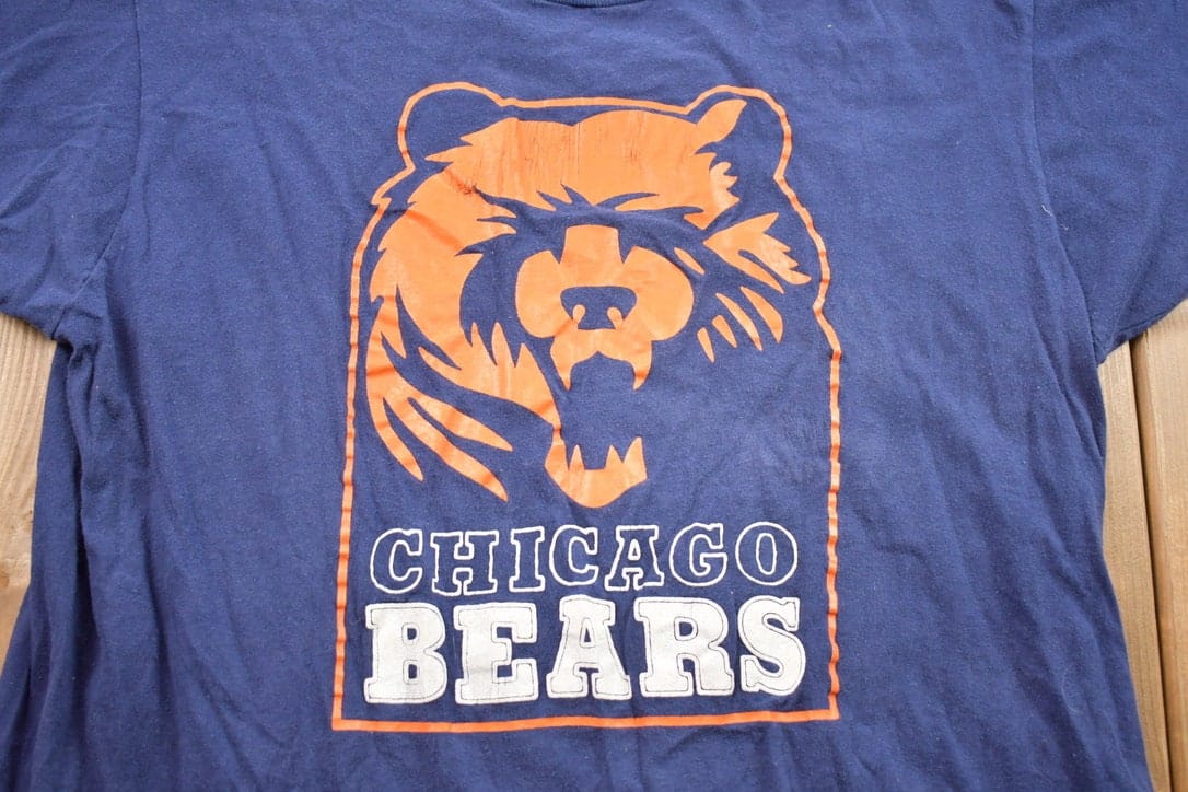 Vintage 1990s Chicago bears NFL Graphic T-Shirt Men's Medium
