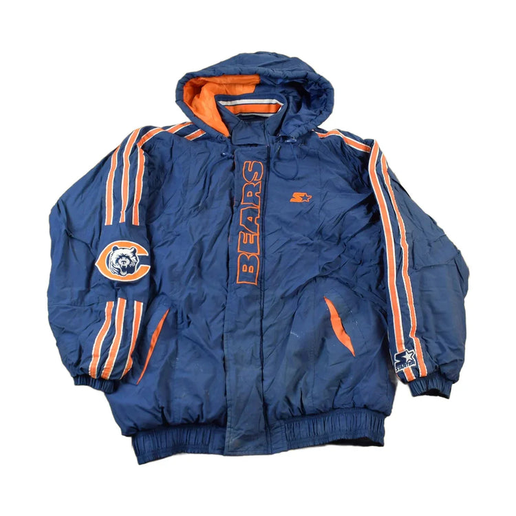 Vintage 1990s Chicago Bears NFL Pro Line Starter Jacket Men's Large from propervintagecanada
