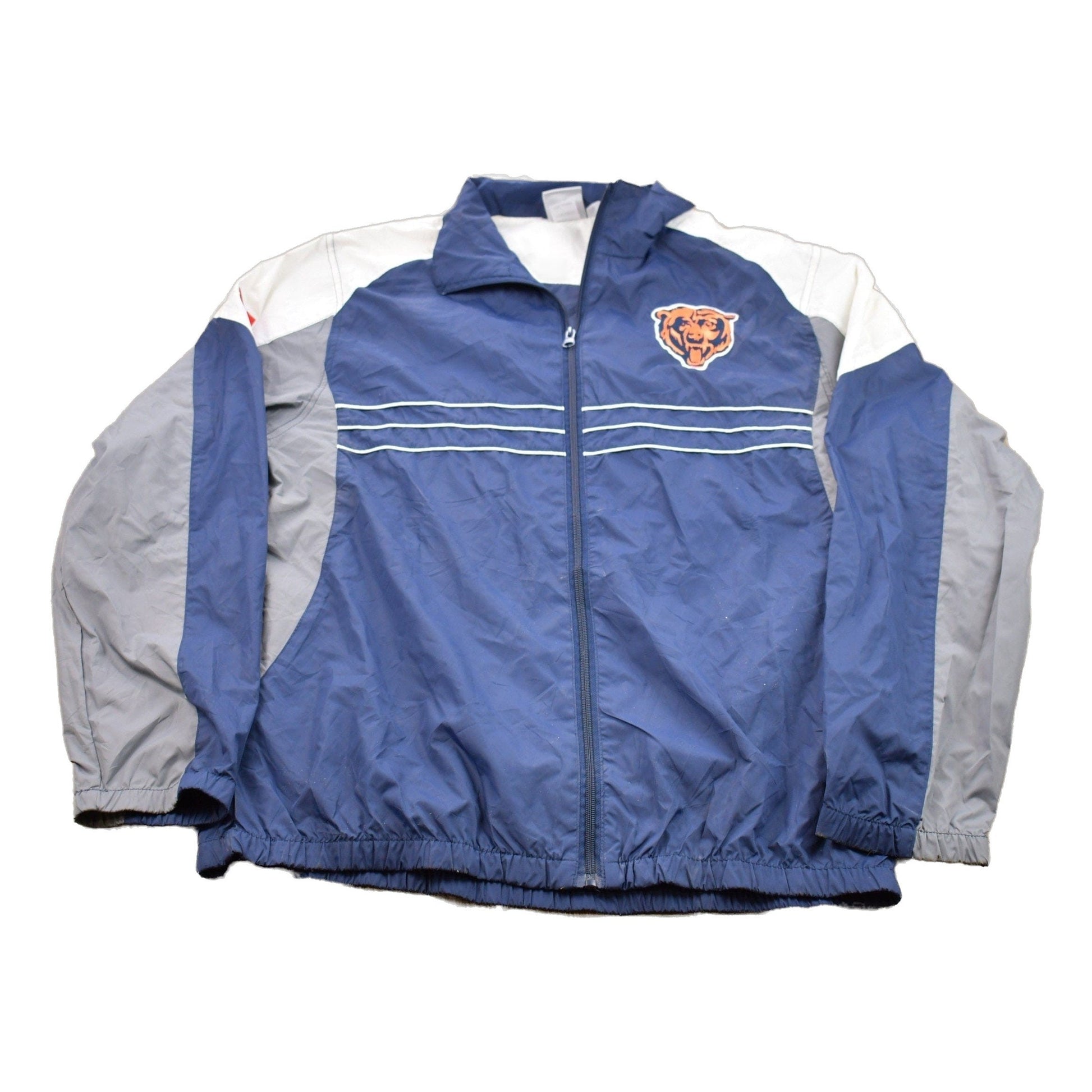 Vintage 1990s Chicago Bears NFL Windbreaker Jacket Men's Large from propervintagecanada