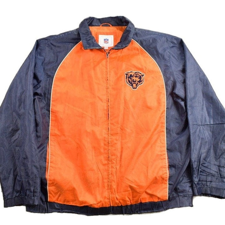 Vintage 1990s Chicago Bears NFL Windbreaker Jacket Men's XL from propervintagecanada