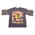Vintage 1990s Chicago Blackhawks NHL All Over Print Graphic T-Shirt Men&