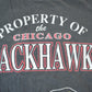 Vintage 1990s Chicago Blackhawks NHL Graphic T-Shirt Men's Large from propervintagecanada