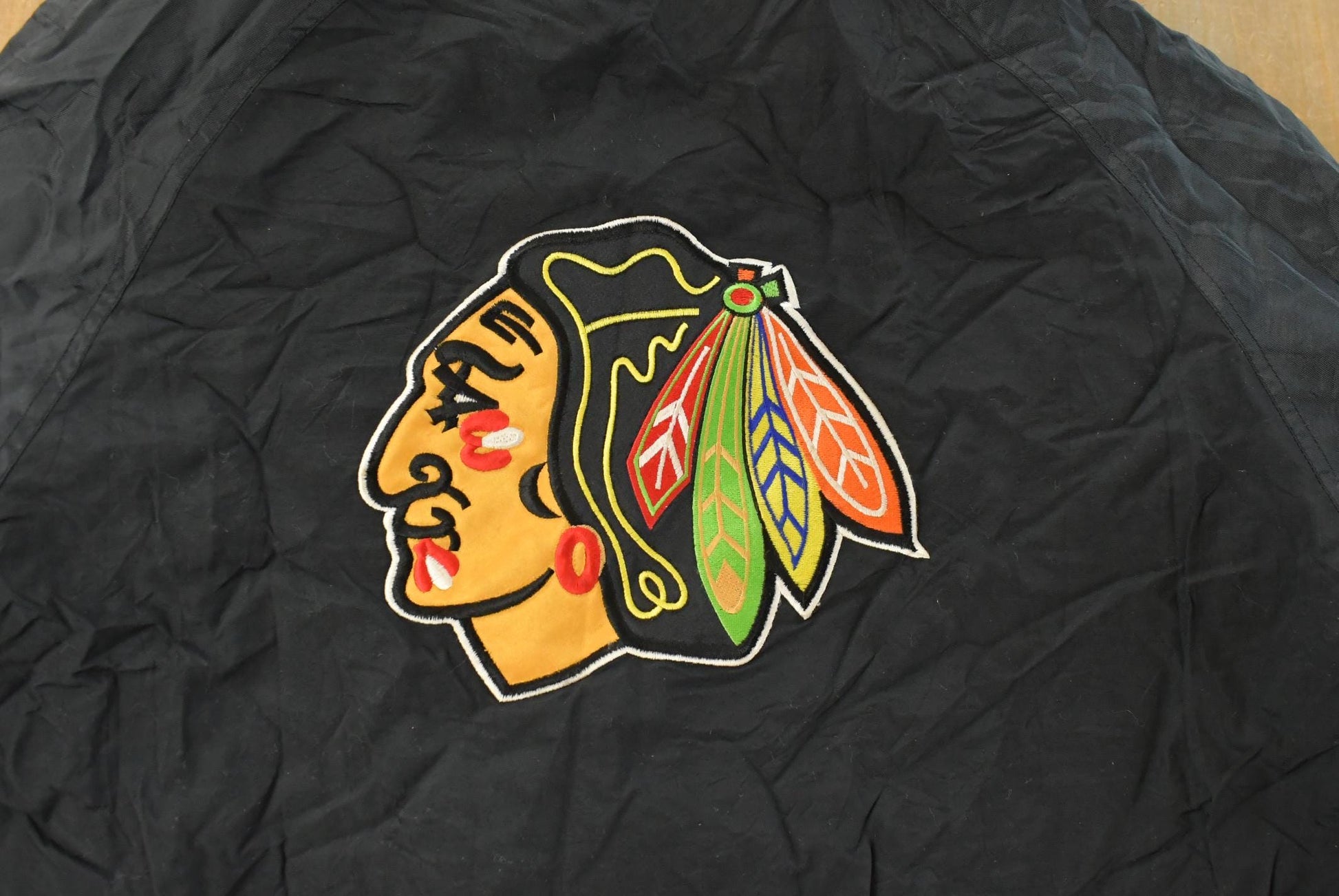 Vintage 1990s Chicago Blackhawks NHL Starter Anorak Jacket Youth XL Men's XL from propervintagecanada