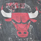 Vintage 1990s Chicago Bulls All Over Print NBA Basketball Boxy Fit Jean Jacket from propervintagecanada