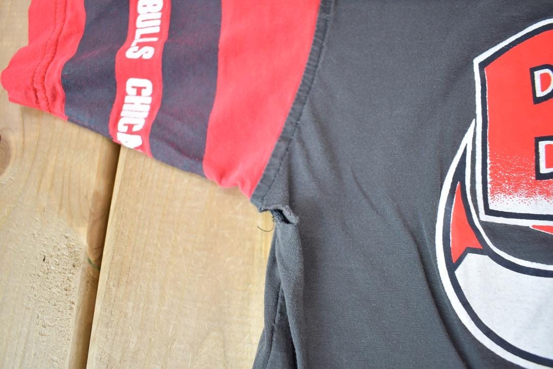 Vintage 1990s Chicago Bulls NBA Graphic T-Shirt / NBA Basketball / 90s Streetwear / Sportswear / Bulls Tee from propervintagecanada