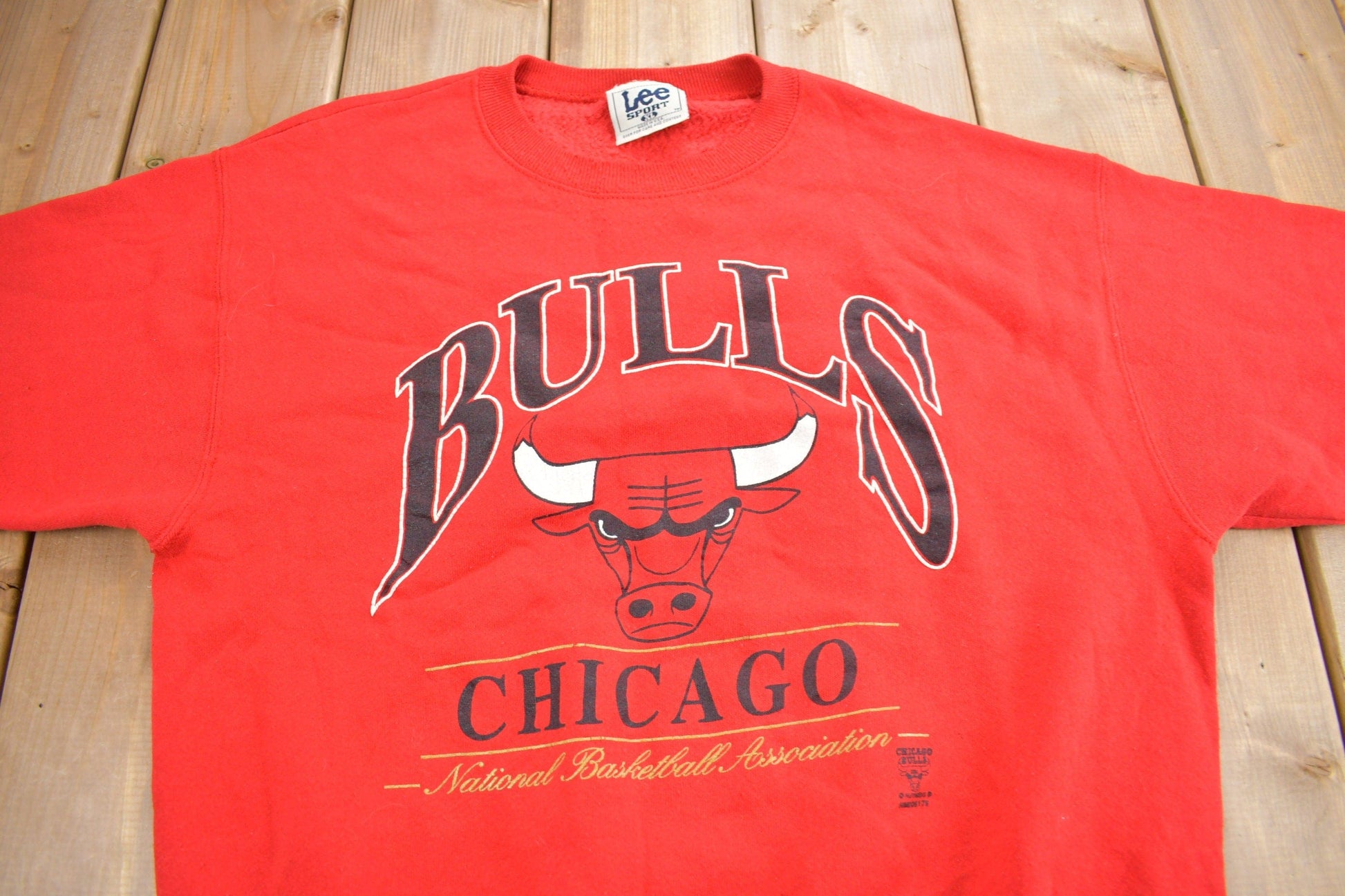 Vintage 1990s Chicago Bulls NBA Lee Sport Crewneck Sweatshirt Men's L from propervintagecanada
