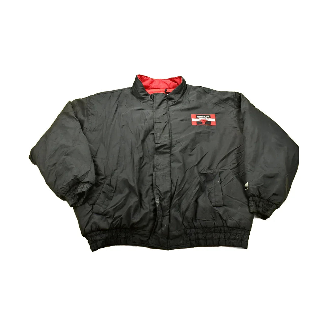 Vintage 1990s Chicago Bulls NBA Logo 7 Windbreaker Men's 2XL from propervintagecanada