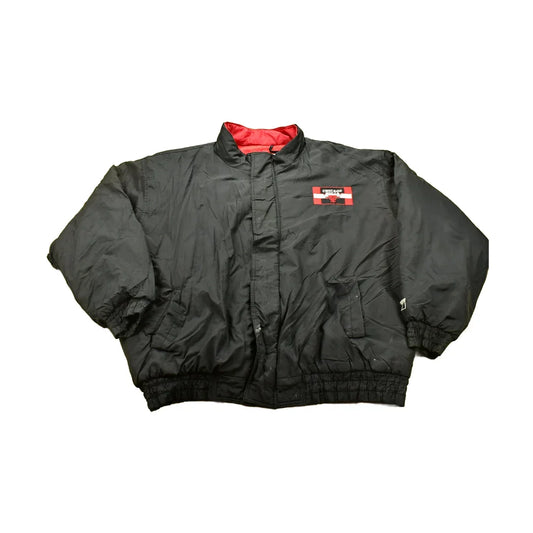 Vintage 1990s Chicago Bulls NBA Logo 7 Windbreaker Men's 2XL from propervintagecanada