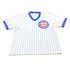 Vintage 1990s Chicago Cubs Majestic Pinstripe Ringer T-Shirt Mens M from propervintagecanada