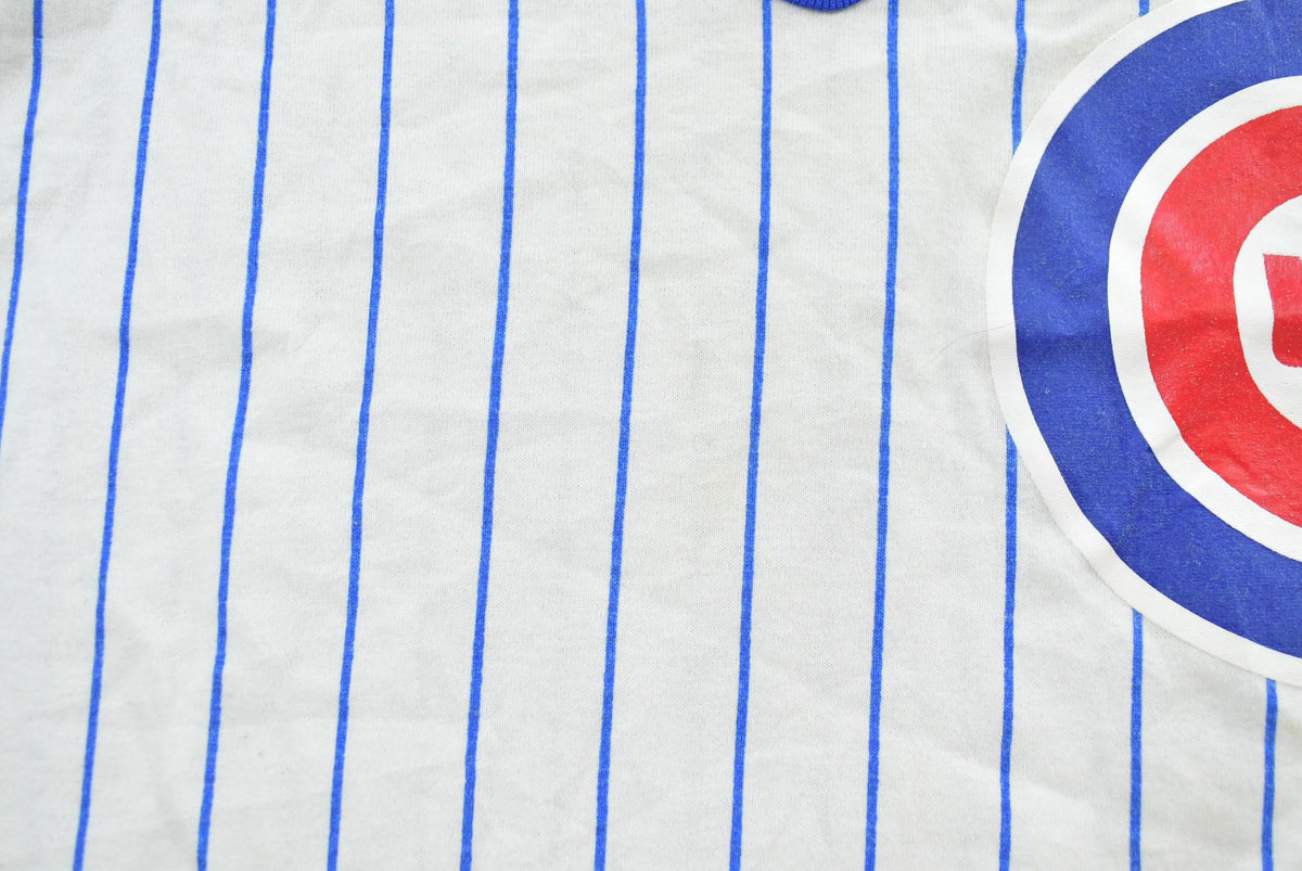 Vintage 1990s Chicago Cubs Majestic Pinstripe Ringer T-Shirt Mens M from propervintagecanada
