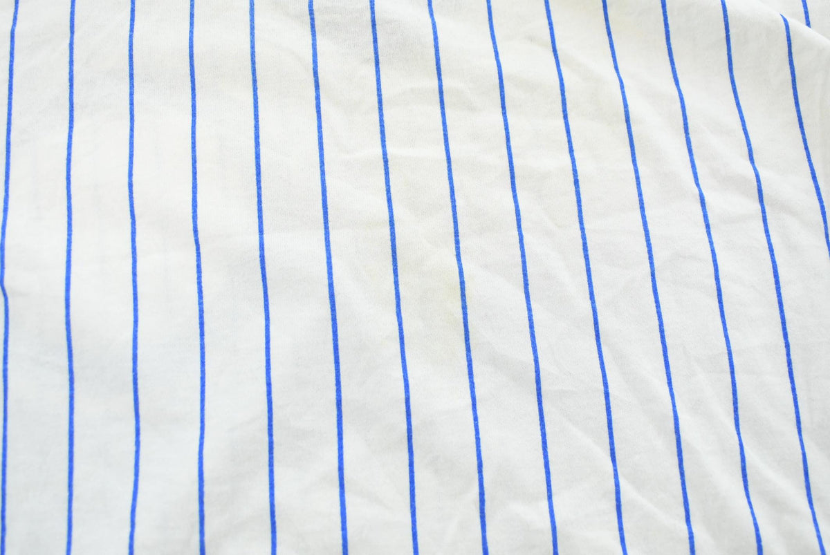 Vintage 1990s Chicago Cubs Majestic Pinstripe Ringer T-Shirt Mens M from propervintagecanada