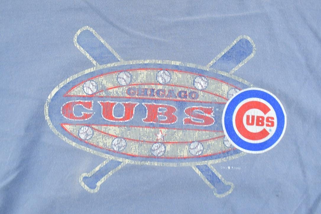 Vintage 1990s Chicago Cubs MLB Baseball Graphic T-Shirt Men's 2XL from propervintagecanada