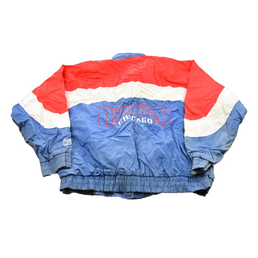 Vintage 1990s Chicago Cubs MLB Embroidered Logo Windbreaker Jacket Men's XL from propervintagecanada