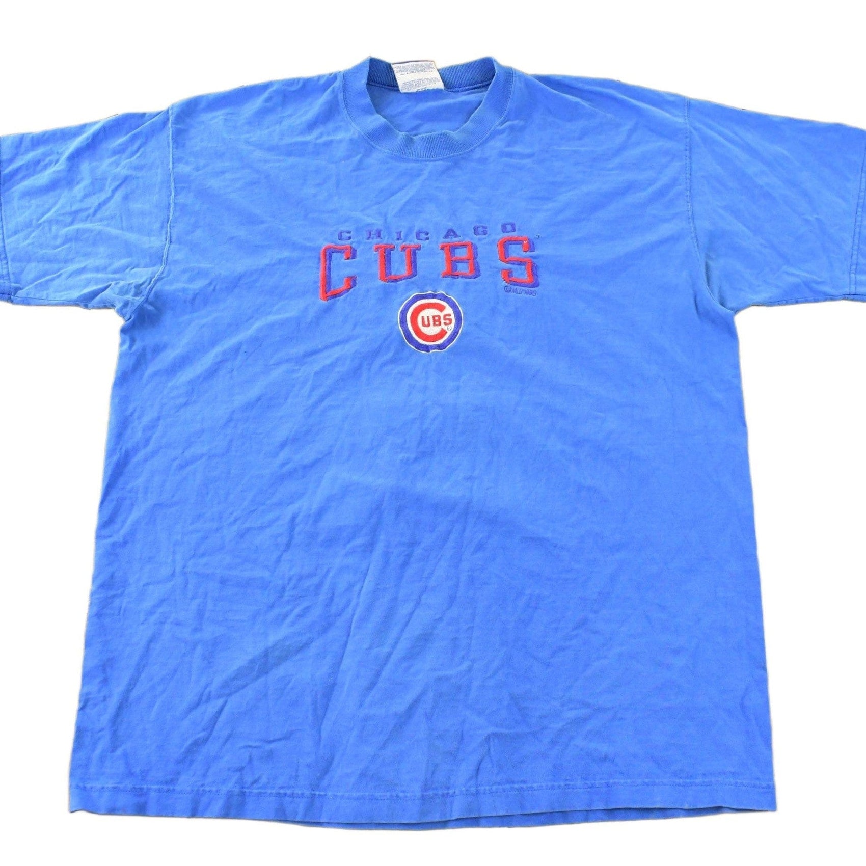 Vintage 1990s Chicago Cubs MLB Embroidered T-Shirt Men's 2XL from propervintagecanada