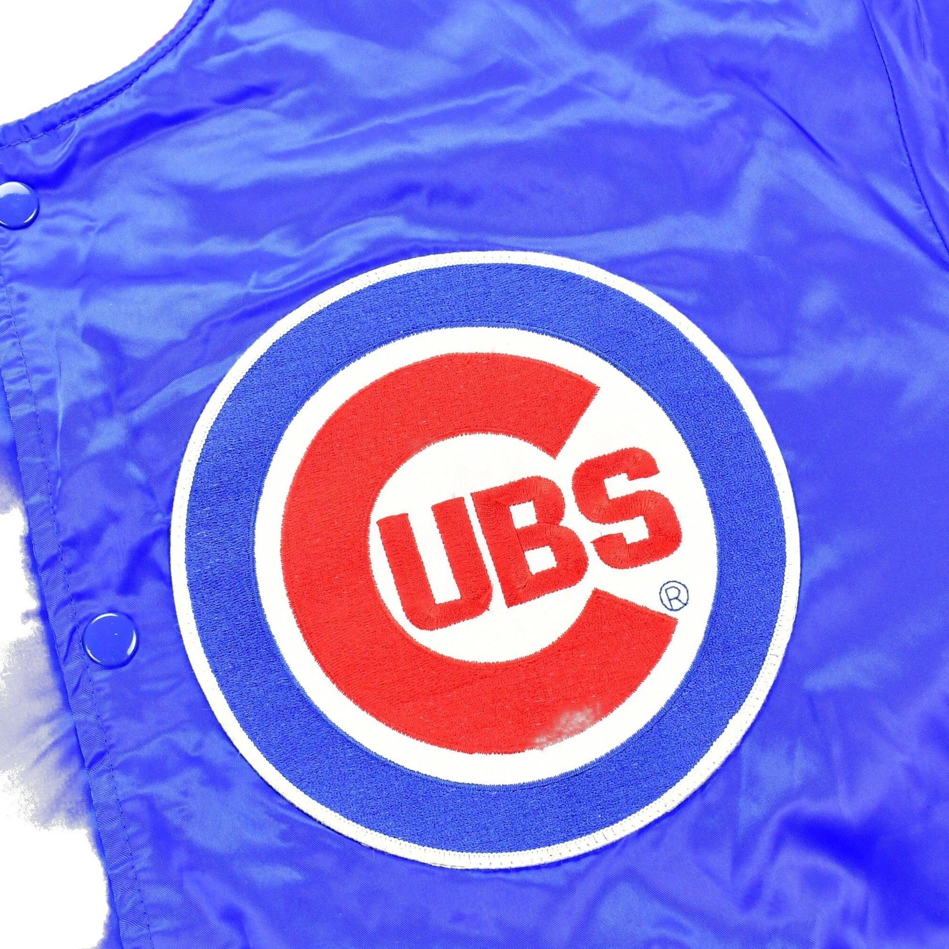 Vintage 1990s Chicago Cubs MLB Satin Jacket Jacket Men's 2XL from propervintagecanada