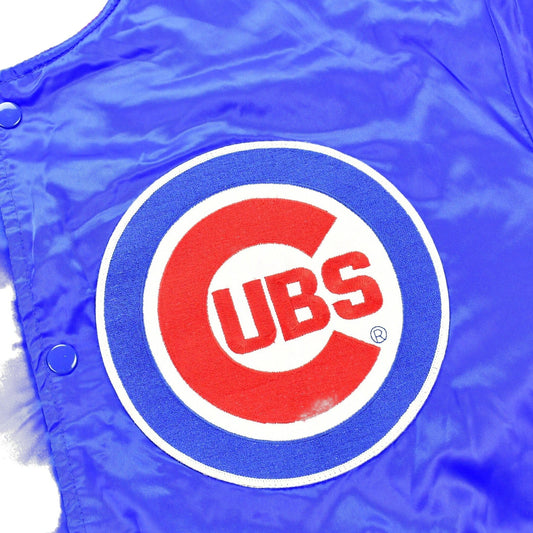 Vintage 1990s Chicago Cubs MLB Satin Jacket Jacket Men's 2XL from propervintagecanada
