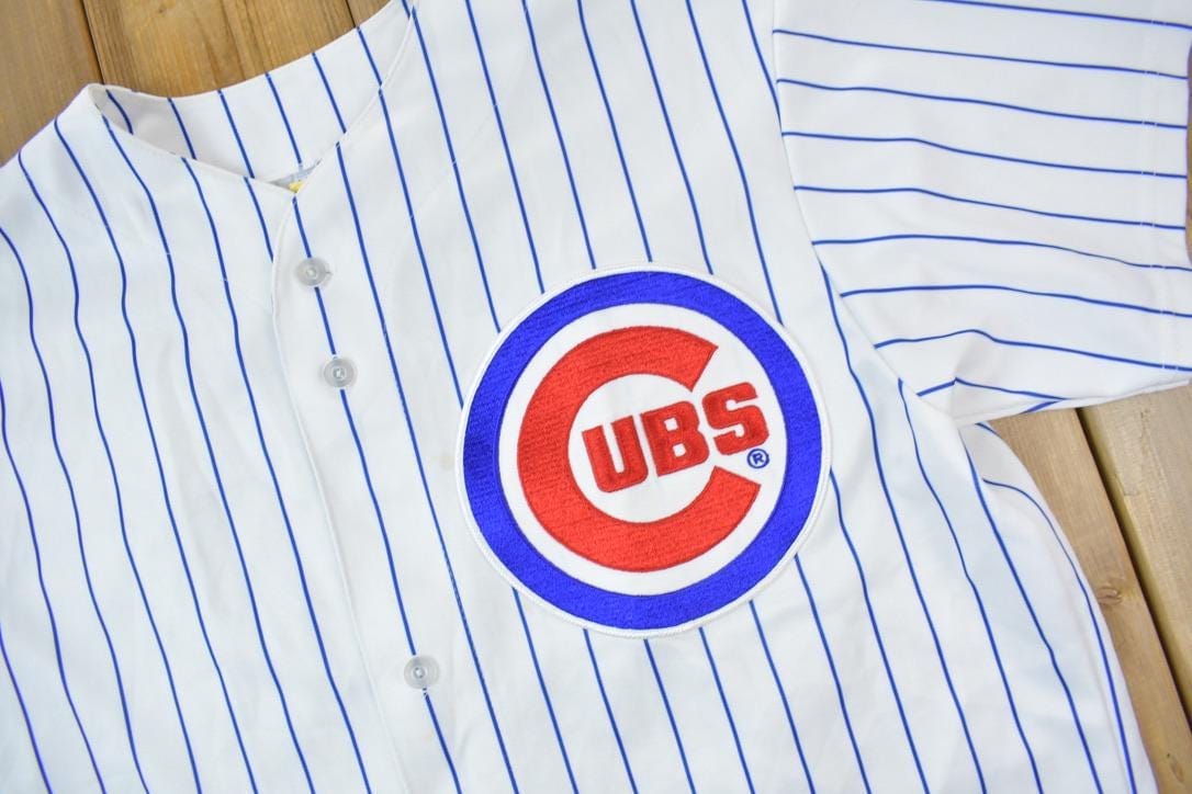 Vintage 1990s Chicago Cubs Wood MLB Majestic Baseball Jersey Men's XL from propervintagecanada