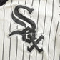 Vintage 1990s Chicago White Sox Striped MLB Baseball Majestic Graphic T-Shirt Men's Medium from propervintagecanada