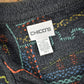 Vintage 1990s Chico's Embroidery Cardigan Sweater Men's Small from propervintagecanada