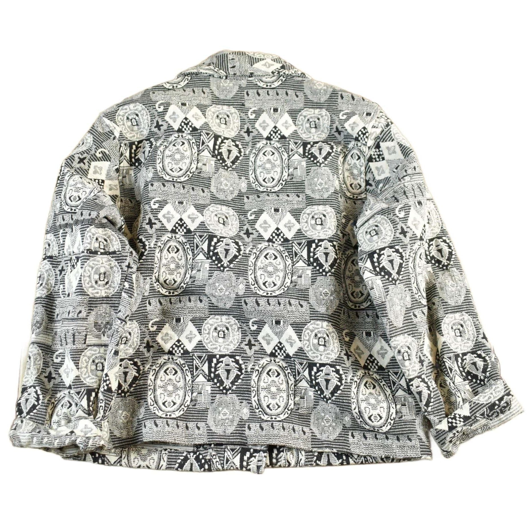 Vintage 1990s Chicos Design All Over Print Quilted Blazer Women's S from propervintagecanada