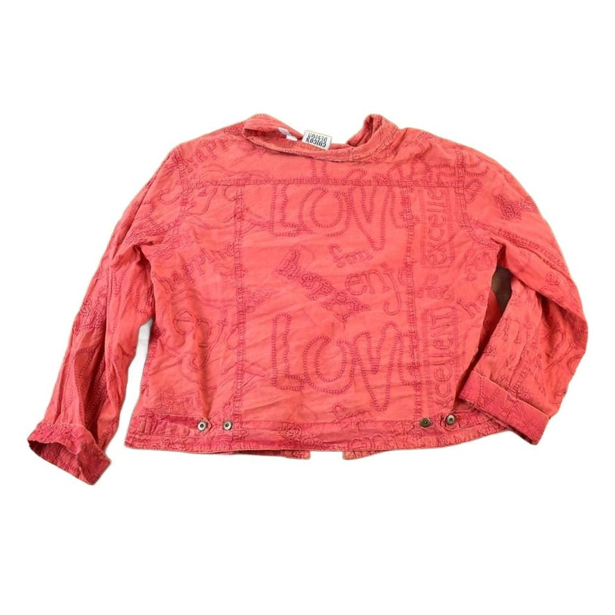 Vintage 1990s Chicos Design Love Embroidered Button Up Western Style Shirt Women's S from propervintagecanada