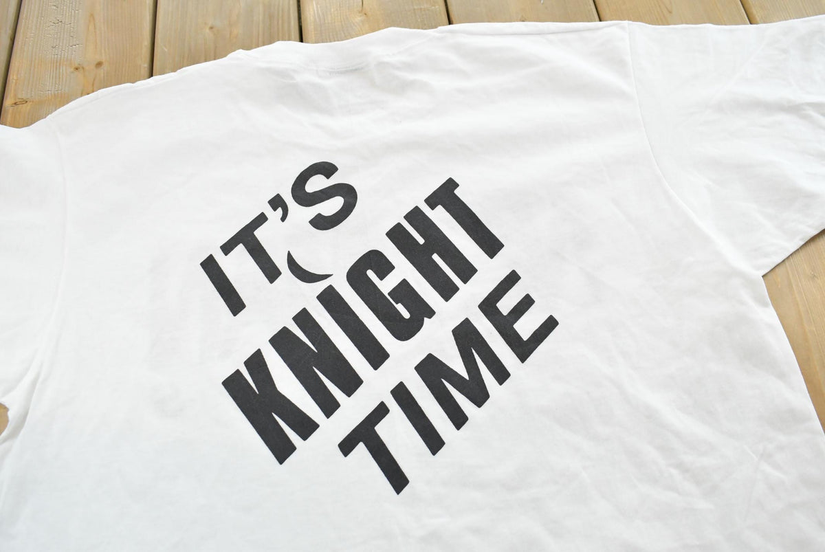 Vintage 1990s CHNS Newman Knight Time T-Shirt Men's S Men's XL from propervintagecanada